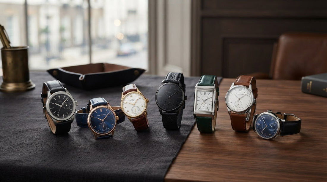 Men's Watches With Leather Straps by Price and Finish
