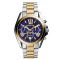 Michael Kors Watch Bradshaw Chronograph 43mm Blue Gold
