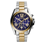 Michael Kors Watch Bradshaw Chronograph 43mm Blue Gold