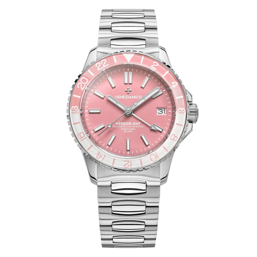 Venezianico Automatic Watch Nereide GMT Rosa