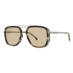 Boss by BOSS Men's Sunglasses Square Browline Tortoise/Brown