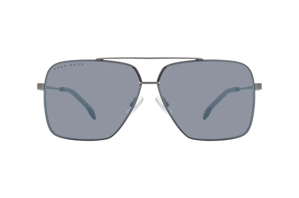 Boss by BOSS Men's Sunglasses Square Browline Grey