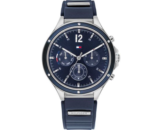 Tommy Hilfiger Ladies Chronograph Watch Eve Blue/Steel
