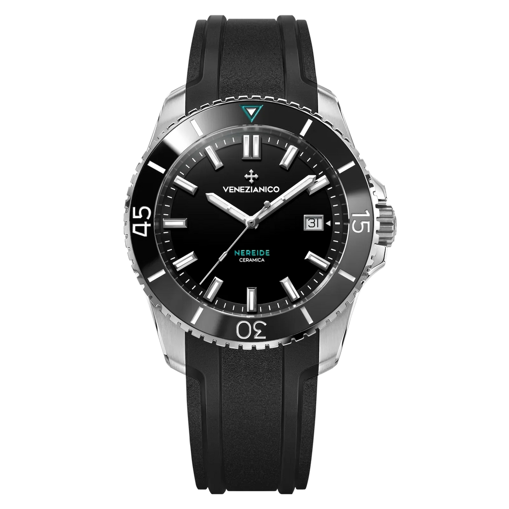 Venezianico Automatic Watch Nereide Ceramica Black