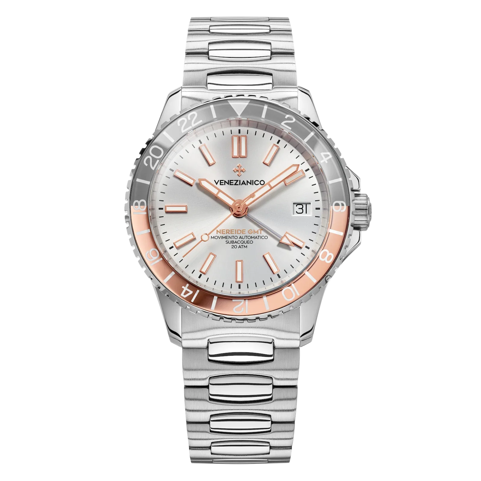 Venezianico Automatic Watch Nereide GMT White