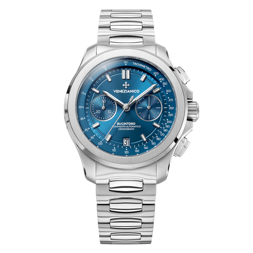 Venezianico Automatic Chronograph Watch Bucintoro 40mm Blue