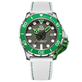 M2Z Men's Diver 200 Green Watch