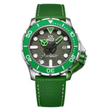 M2Z Men's Diver 200 Green Watch