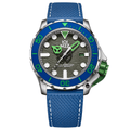 M2Z Men's Diver 200 Blue Watch