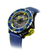 M2Z Men's Diver 200 Blue/Yellow Watch