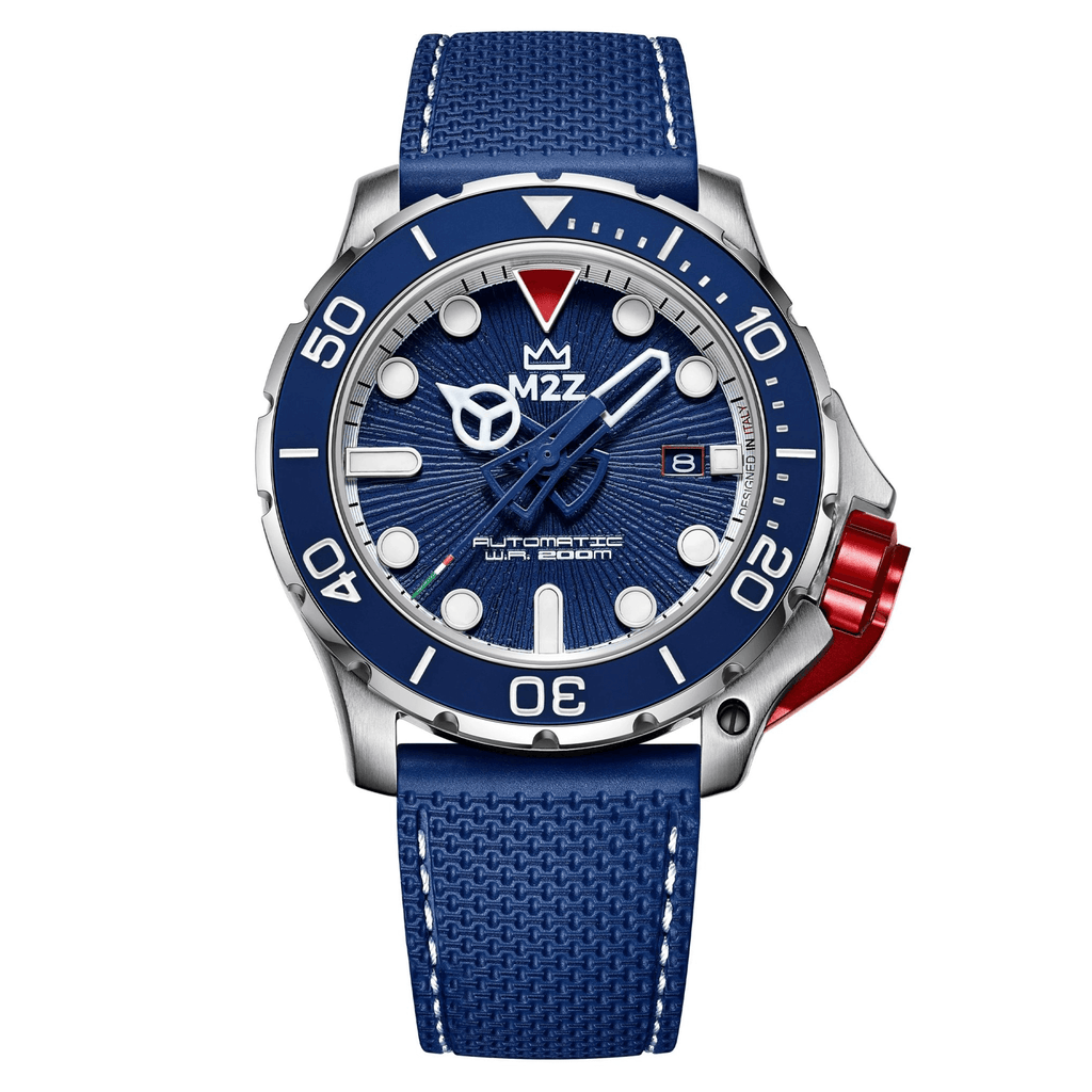 M2Z Men's Diver 200 Blue Watch