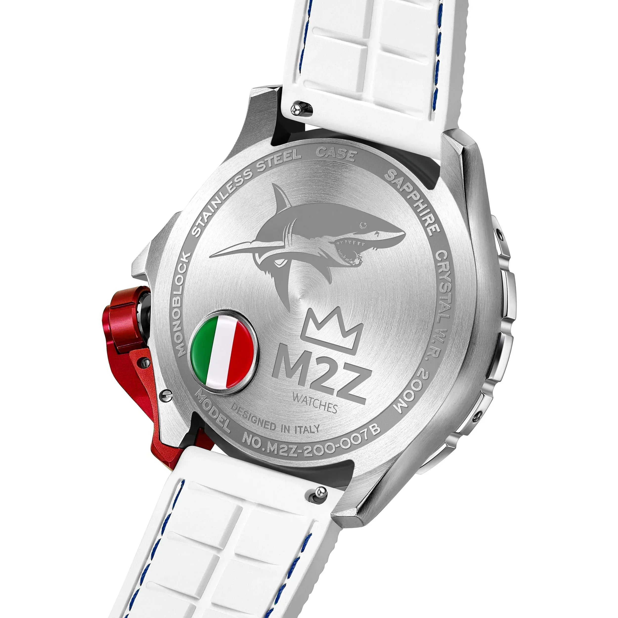 M2Z Men's Diver 200 Blue/White Watch