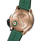 M2Z Men's Diver 200 Green/Rose Gold Watch