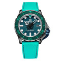 M2Z Men's Diver 200 Teal Watch