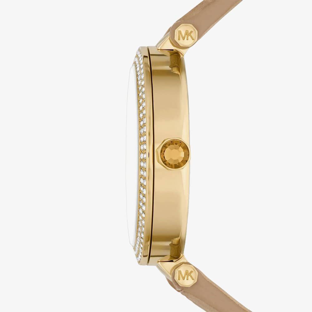 Michael Kors Ladies Watch Parker 39mm Gold Brown