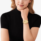 Michael Kors Ladies Watch Parker 39mm Gold Brown