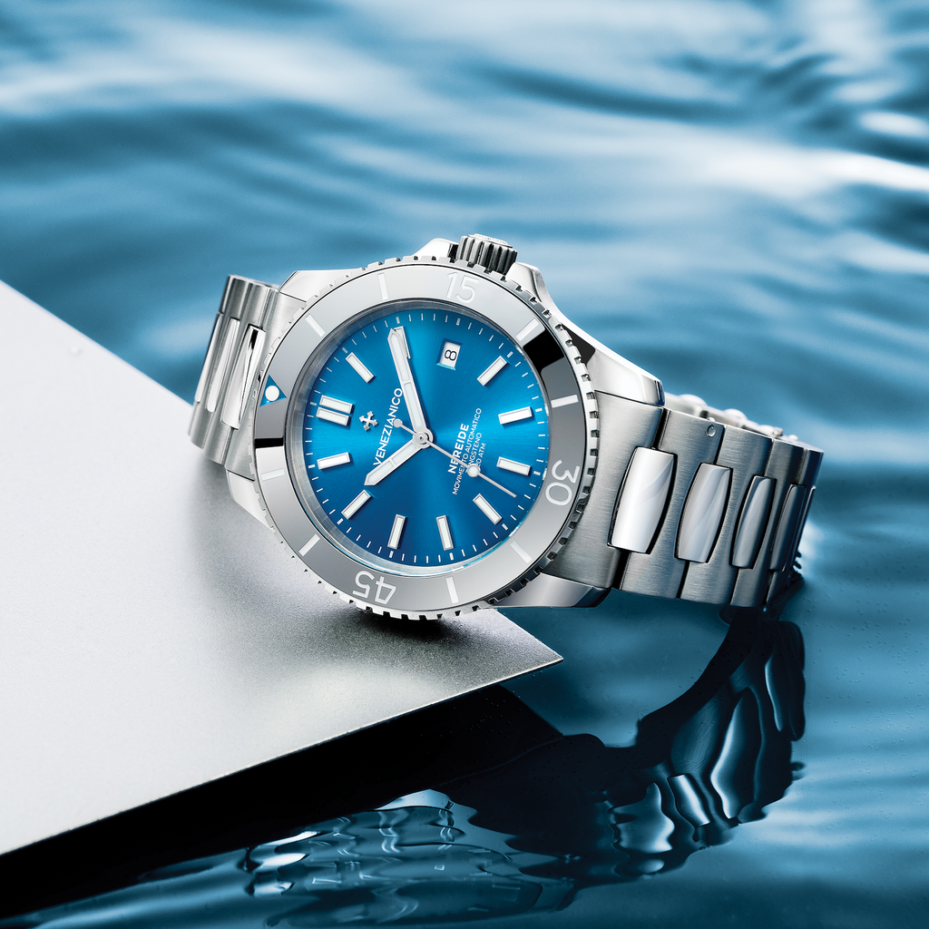 Venezianico Automatic Watch Nereide Tungsteno Blue