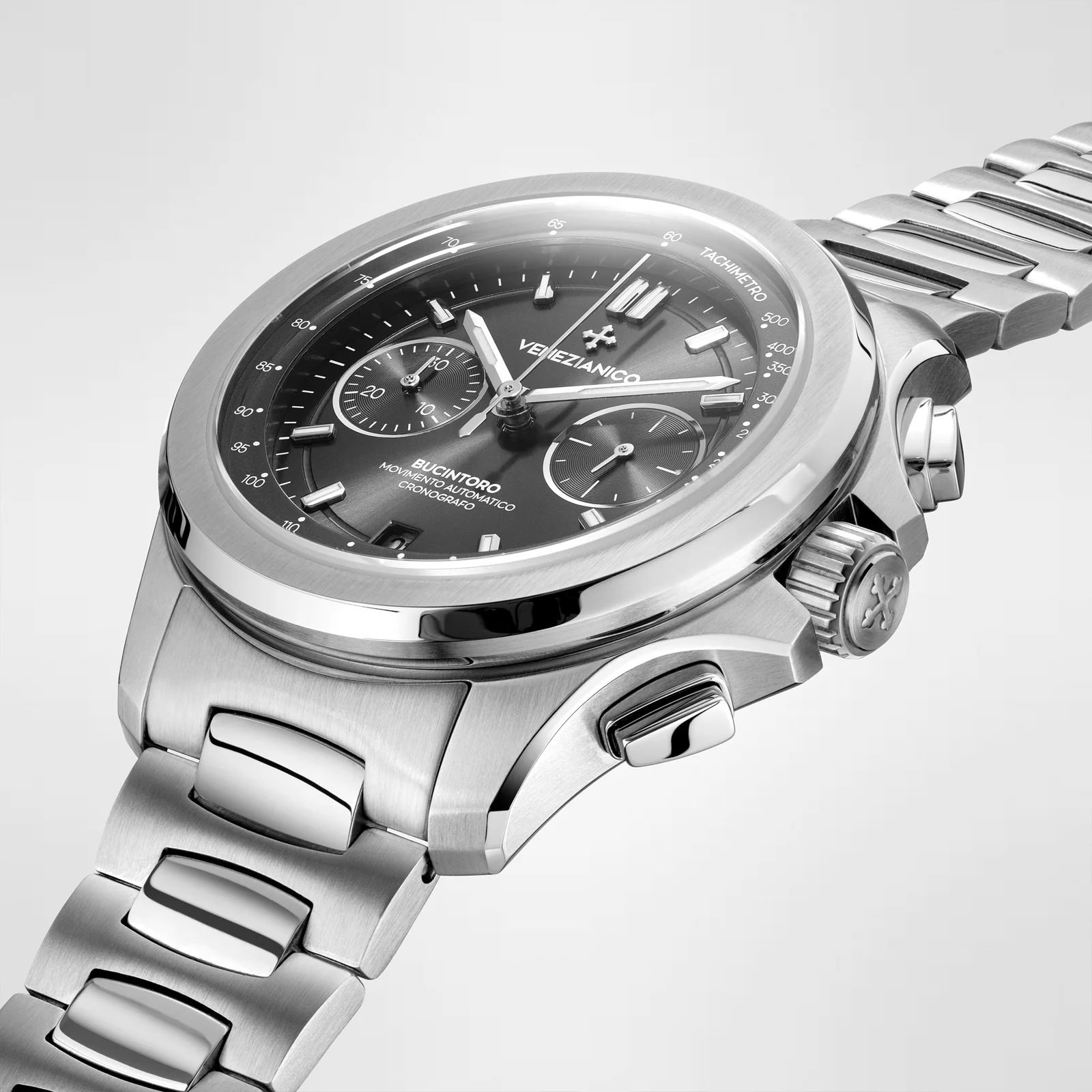 Venezianico Automatic Chronograph Watch Bucintoro 40mm Black