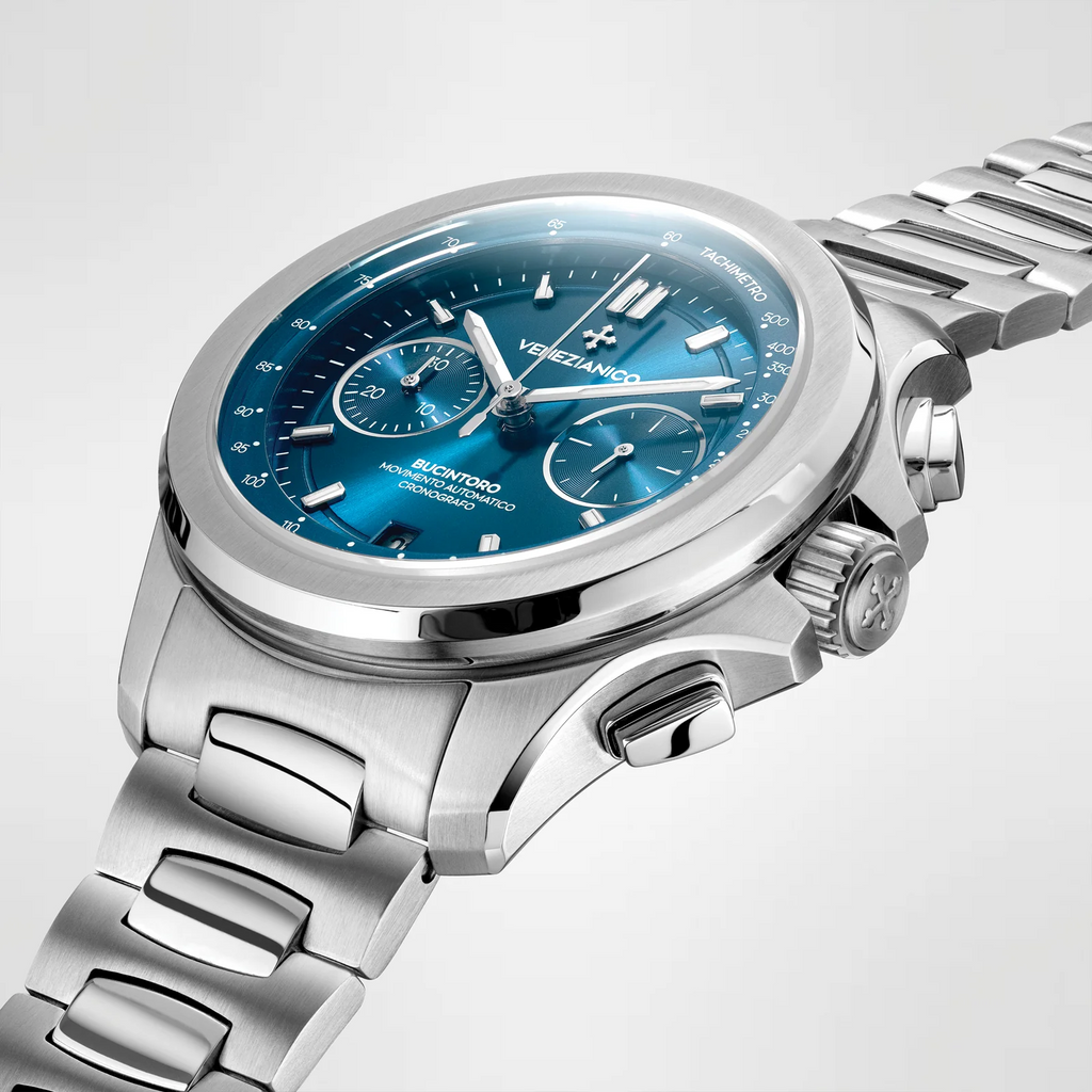 Venezianico Automatic Chronograph Watch Bucintoro 40mm Blue
