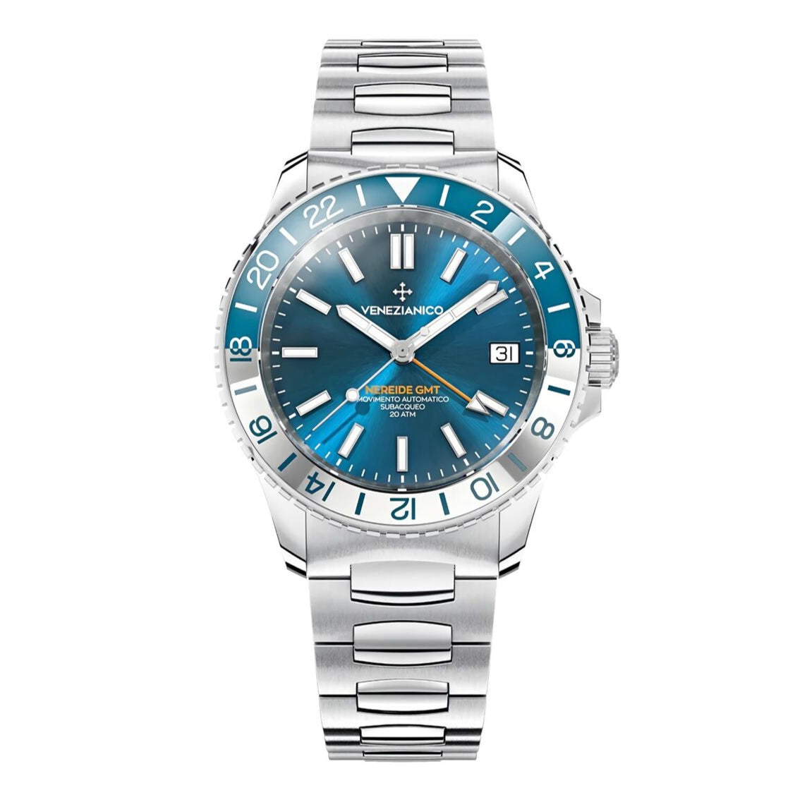 Venezianico Automatic Watch Nereide GMT Blue