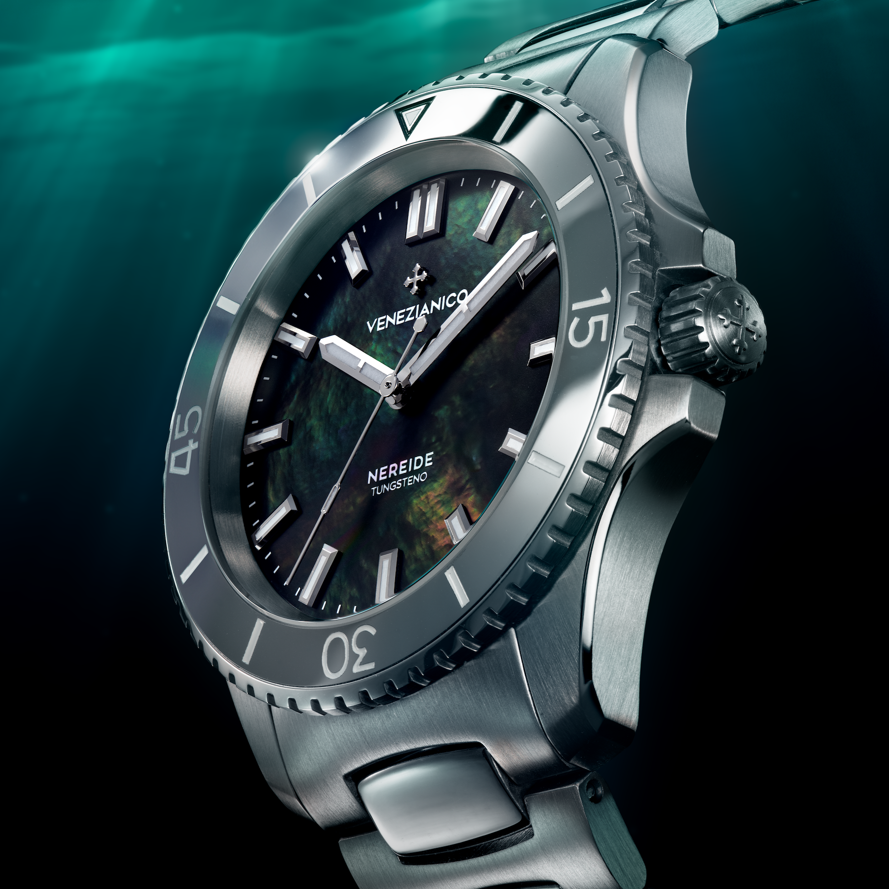 Venezianico Nereide Tungsteno 42 Men's MOP Automatic Watch