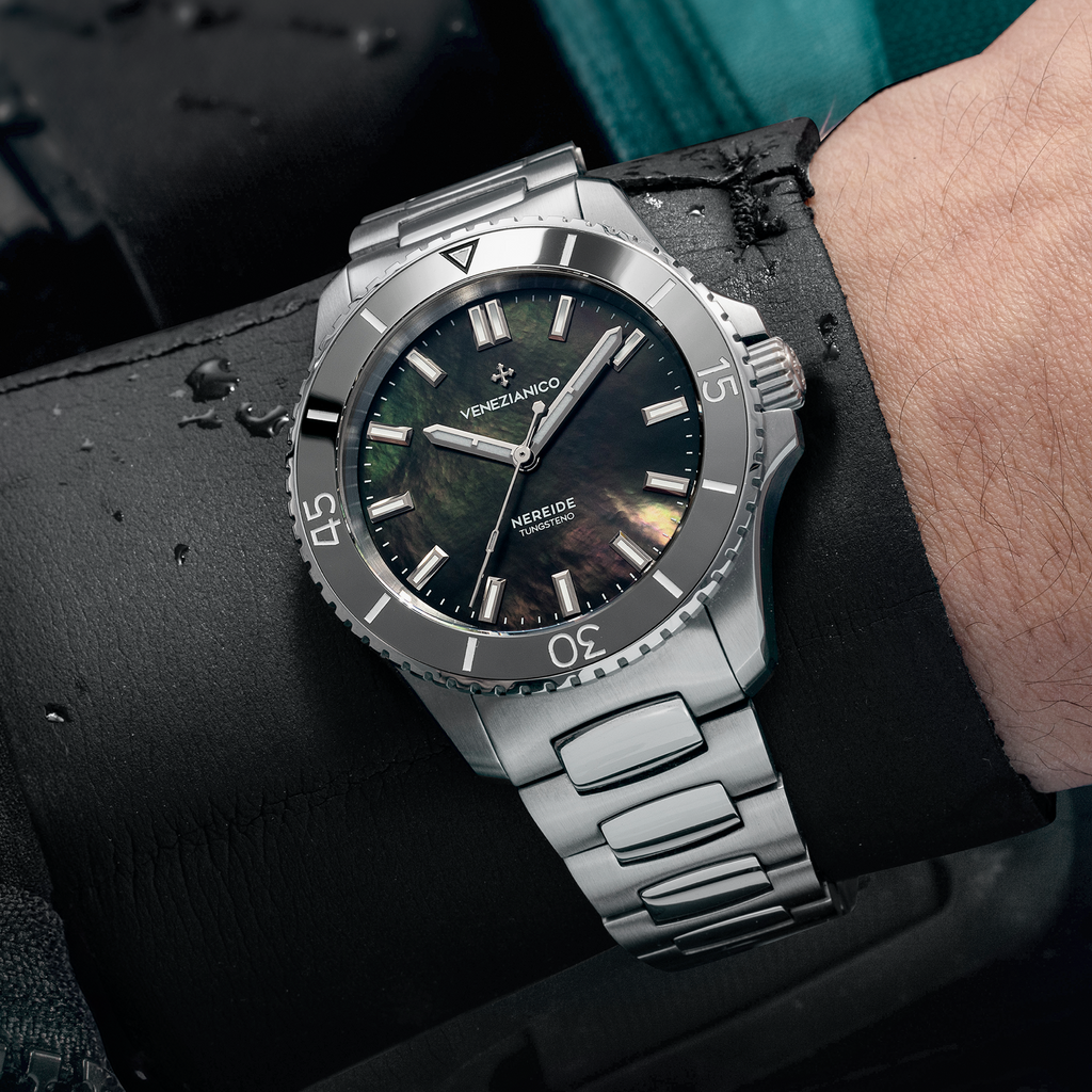 Venezianico Nereide Tungsteno 42 Men's MOP Automatic Watch