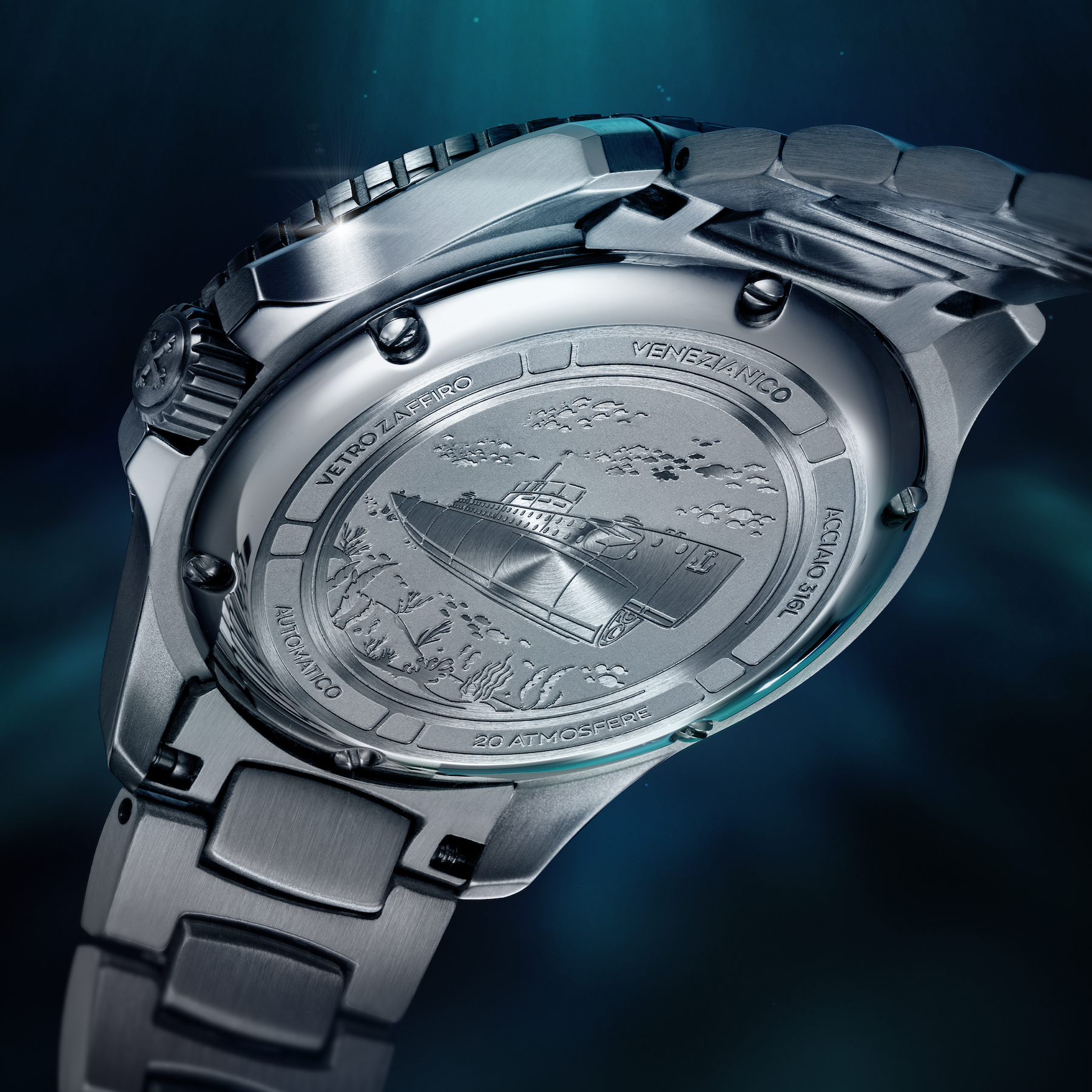 Venezianico Nereide Tungsteno 42 Men's MOP Automatic Watch