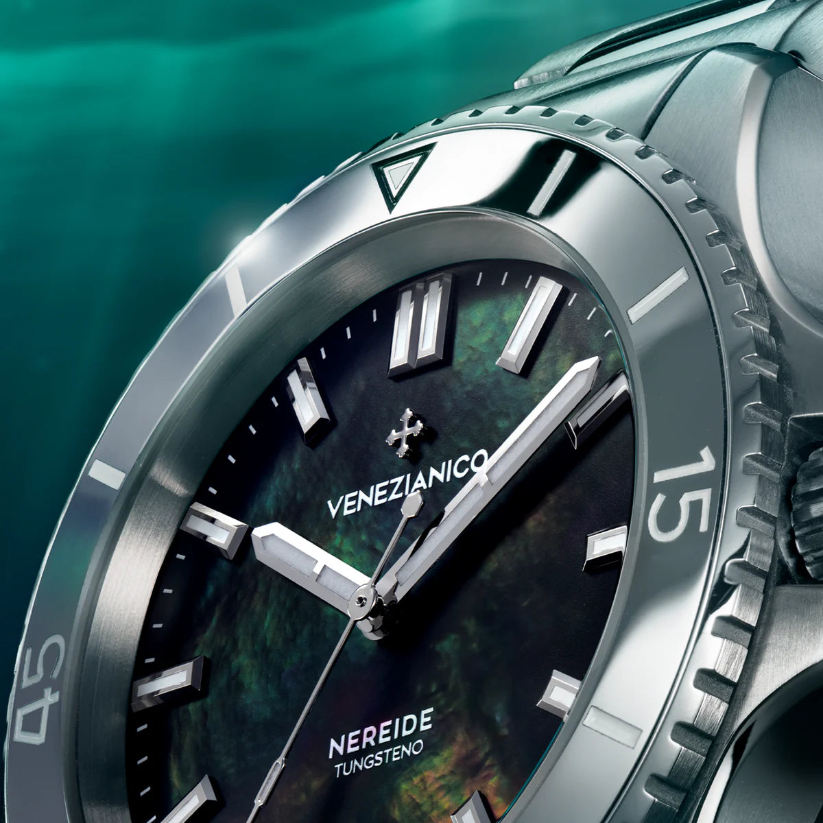 Venezianico Nereide Tungsteno 42 Men's MOP Automatic Watch