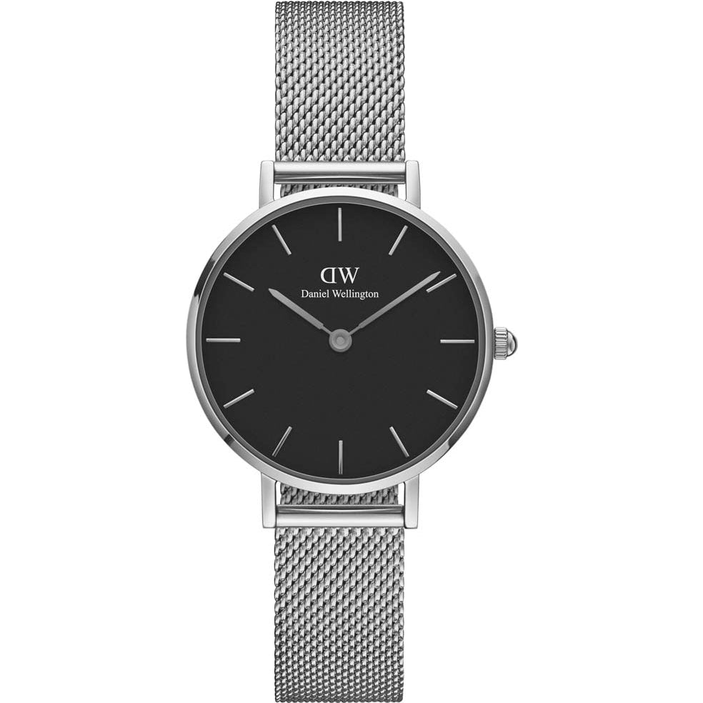 Daniel Wellington Ladies Black Petite Stirling Watch