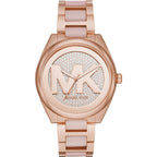 Michael Kors Ladies Watch Janelle 42mm Rose Gold
