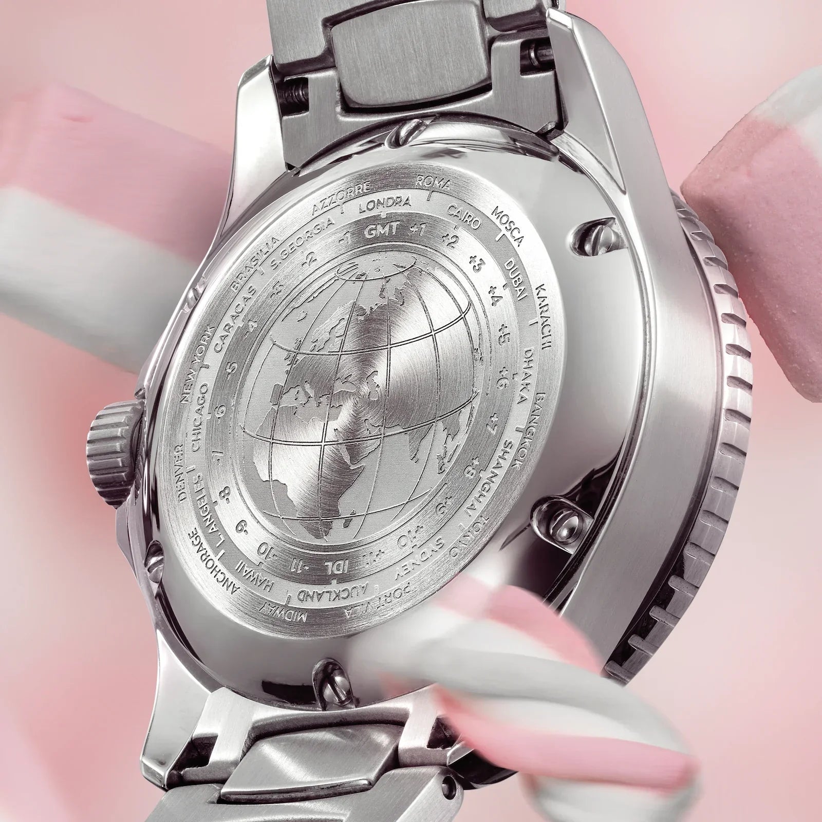 Venezianico Automatic Watch Nereide GMT Rosa