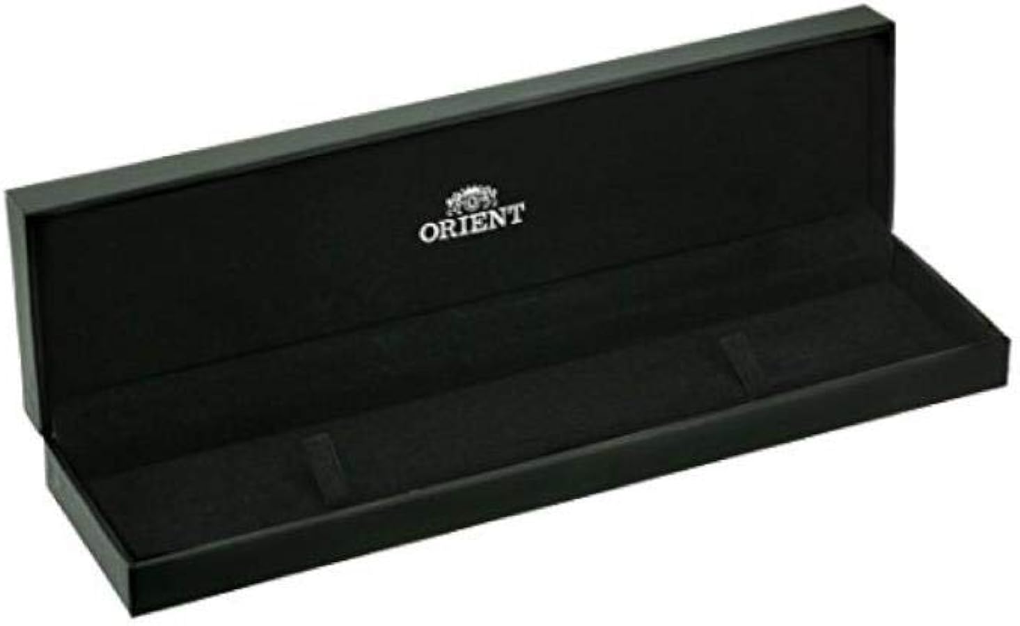 Orient Semi Skeleton Open Heart Men's Black Watch