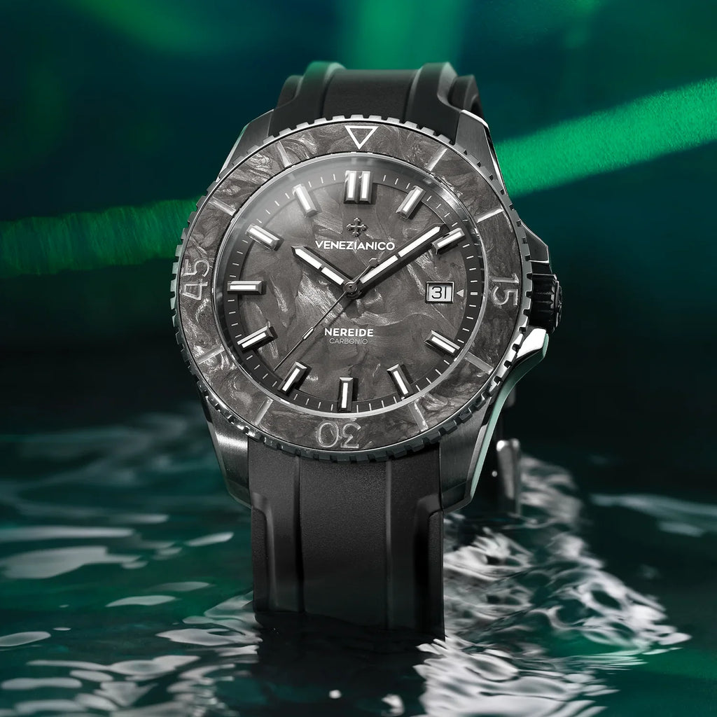 Venezianico Nereide Carbonio Grey Men's Watch