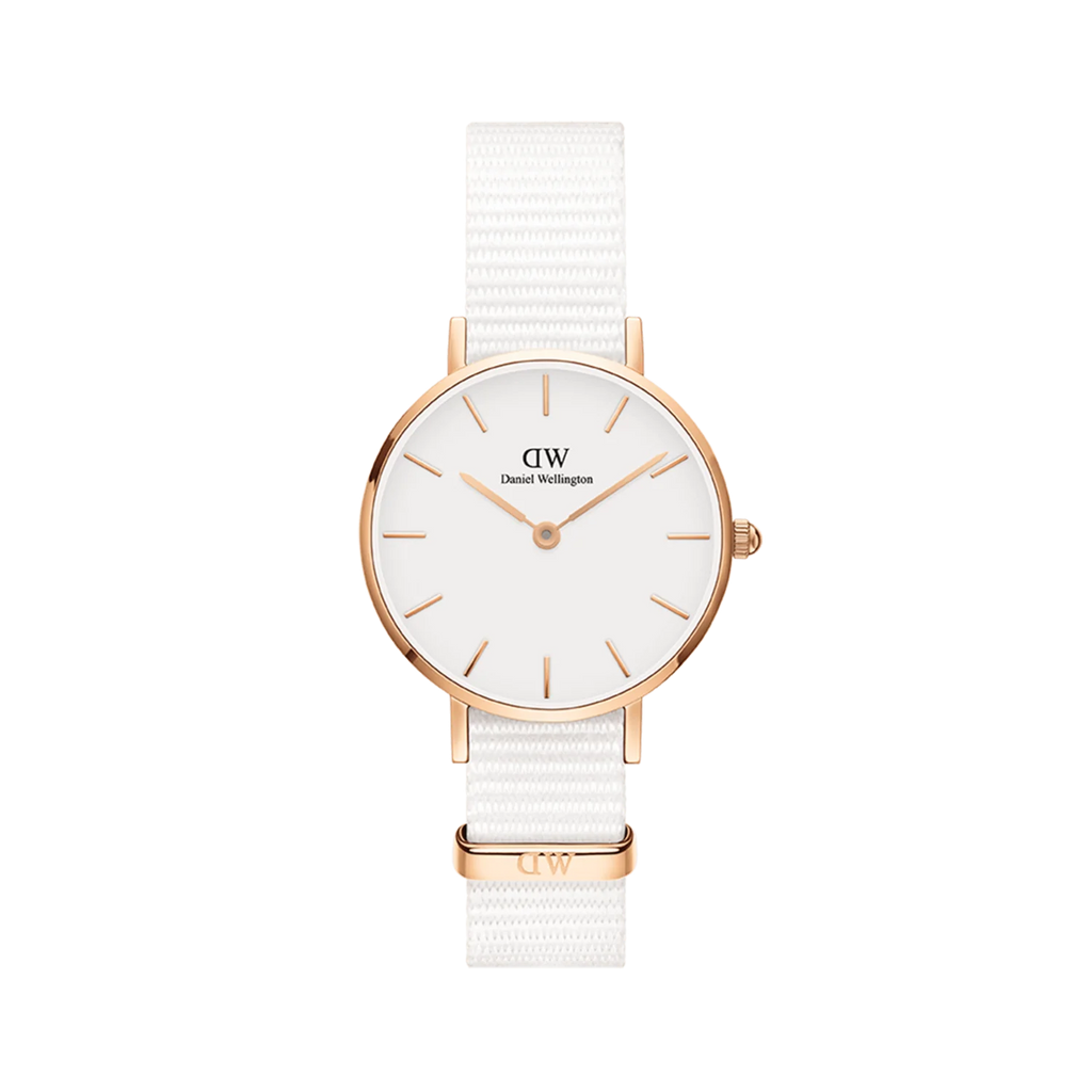 Daniel Wellington Ladies Petite Dover White Watch