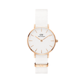 Daniel Wellington Ladies Petite Dover White Watch