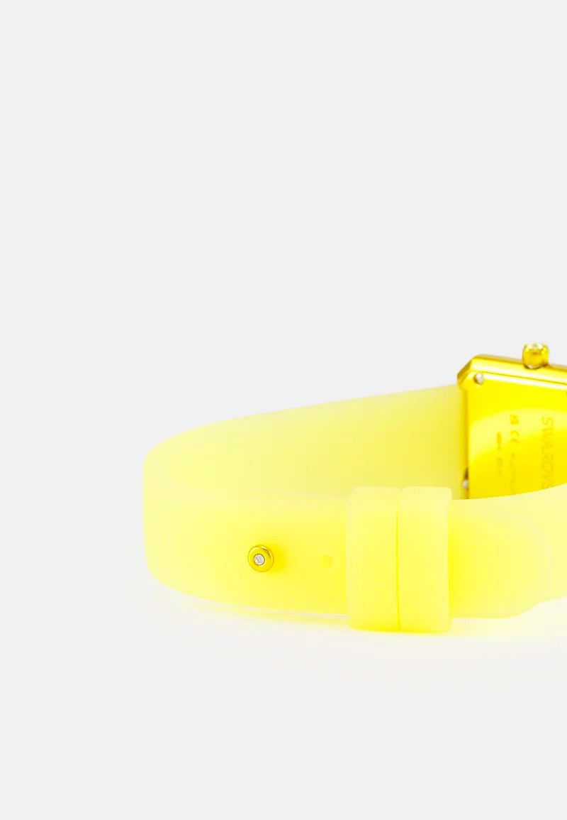 Swarovski Watch Lucent with Silicone Strap Yellow