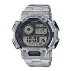 Casio Vintage Black Silver Watch