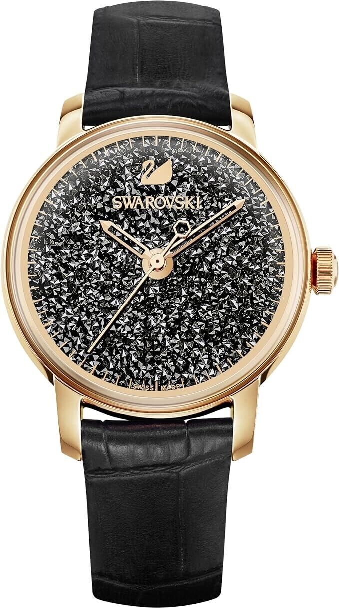 Swarovski Watch Automatic Crystalline Hours Black