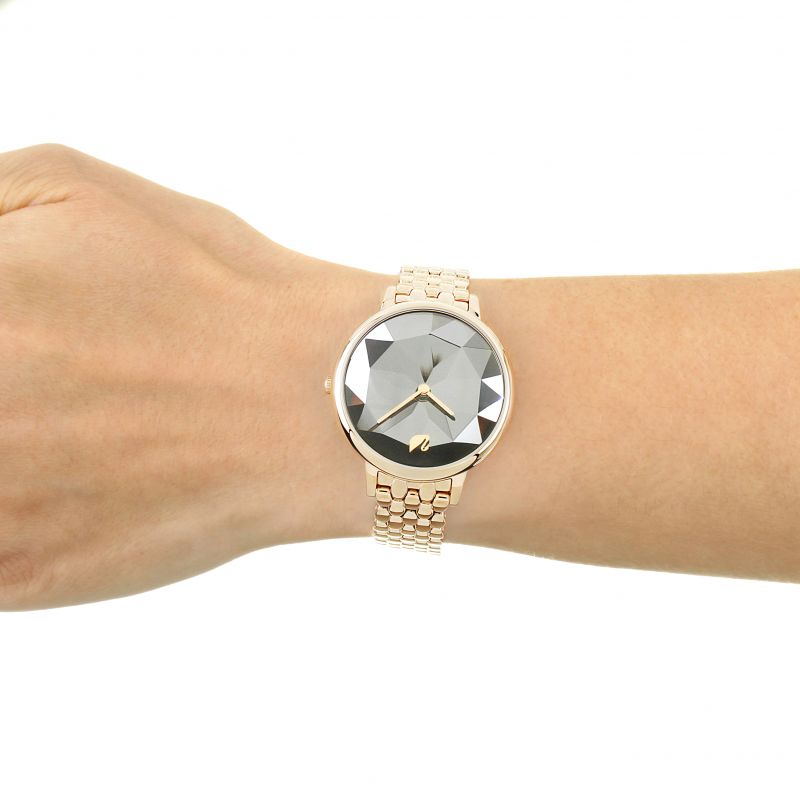 Swarovski Watch Crystal Lake Yellow Gold Grey