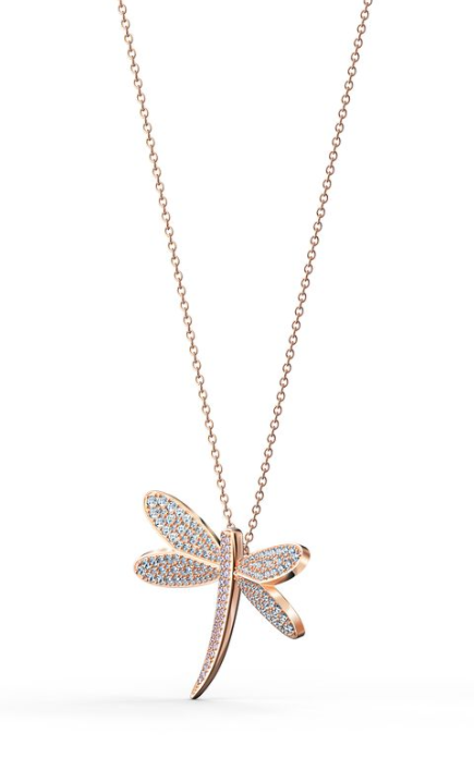 Swarovski Eternal Flower Rose Gold Necklace