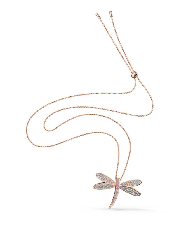 Swarovski Eternal Flower Rose Gold Necklace