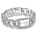 Swarovski Cocktail Crystal Silver Ladies Watch