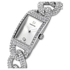 Swarovski Cocktail Crystal Silver Ladies Watch