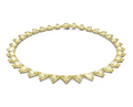 Swarovski Ortyx Yellow Triangle Necklace