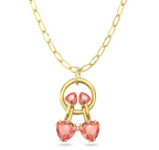 Swarovski Millenia Pink AirPods Jewellery