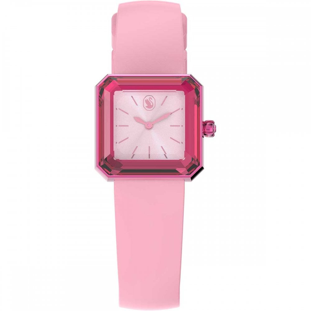 Swarovski Watch Lucent with Silicone Strap Pink