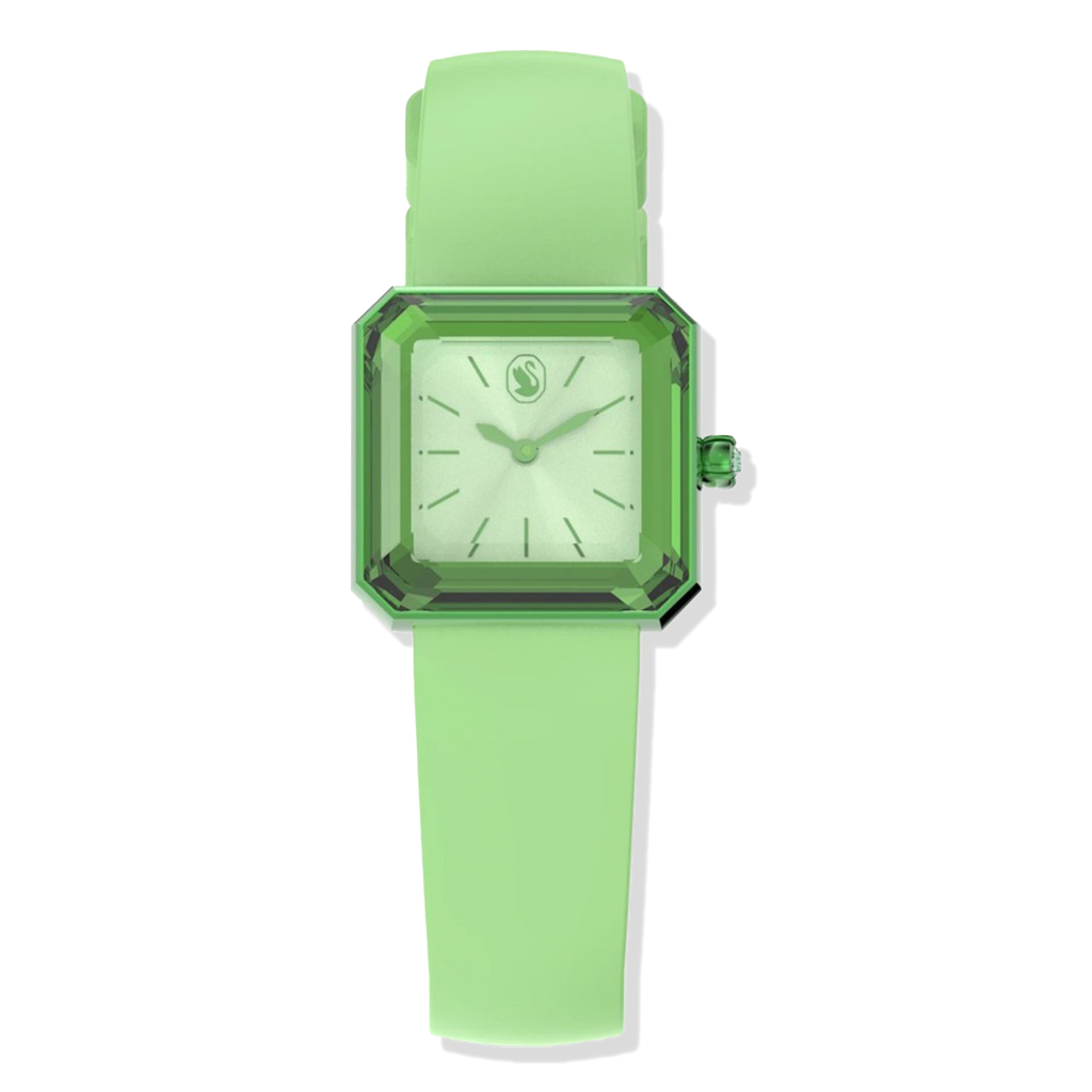 Swarovski Watch Lucent with Silicone Strap Green