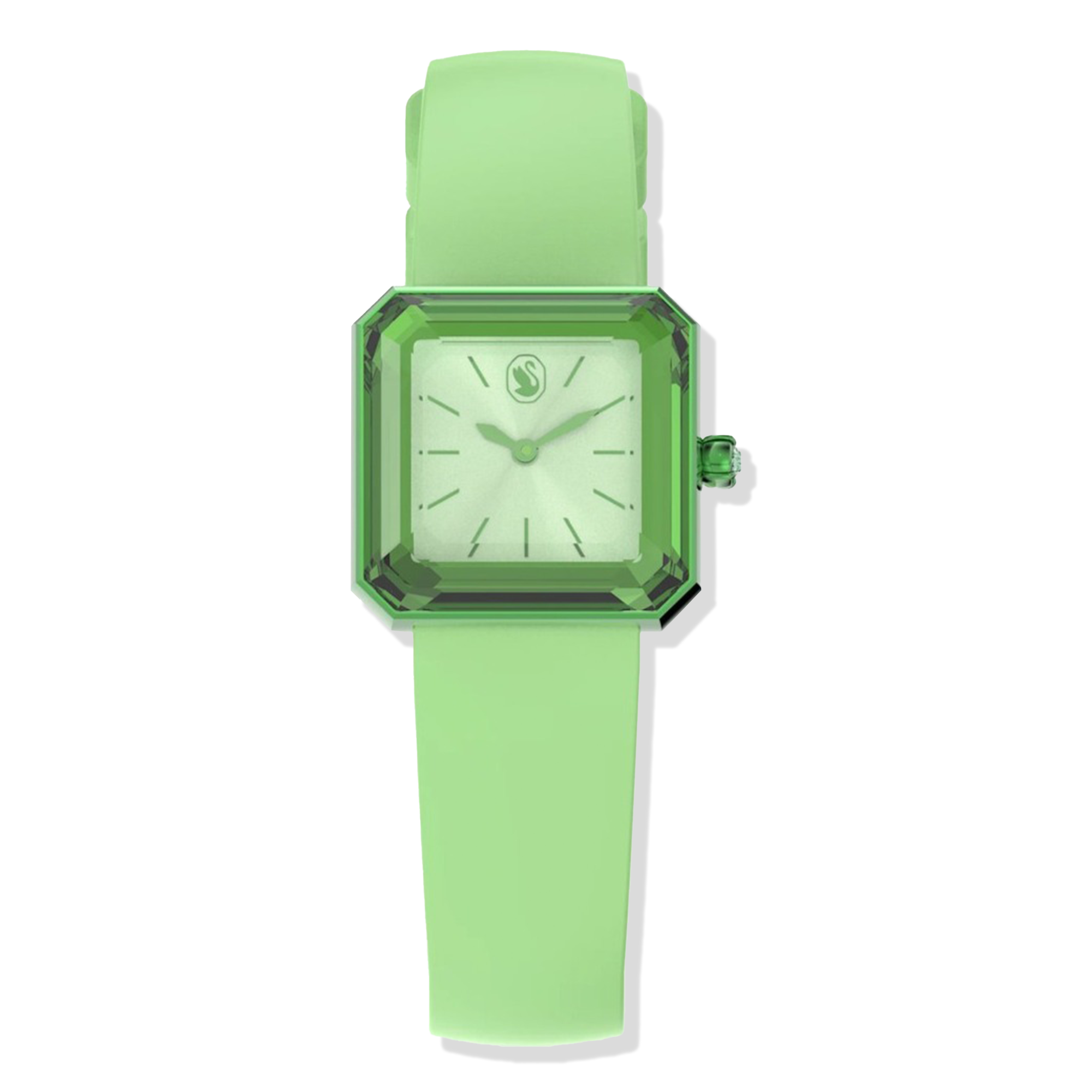 Swarovski Watch Lucent with Silicone Strap Green
