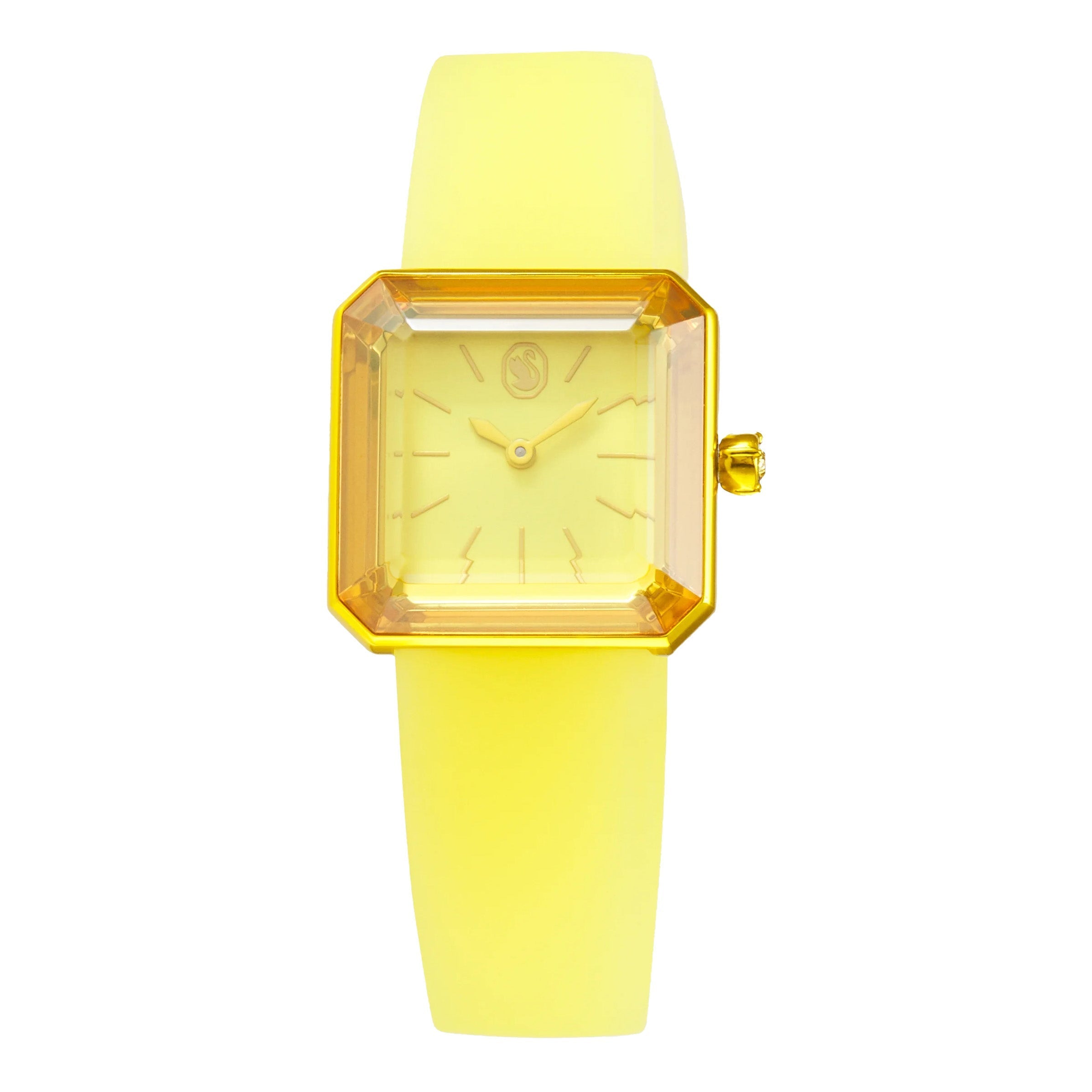 Swarovski Watch Lucent with Silicone Strap Yellow