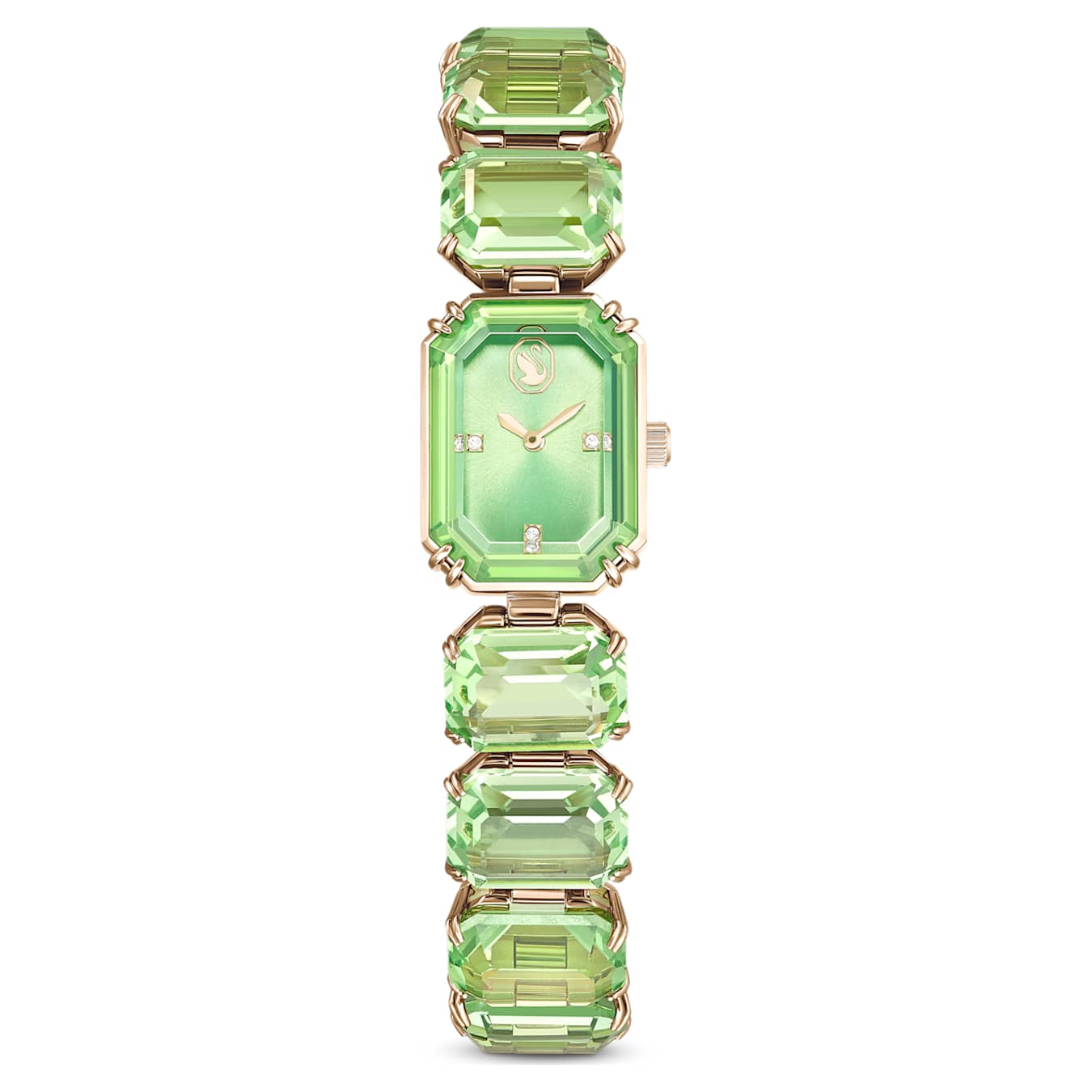 Swarovski Octagon Cut Green Ladies Watch